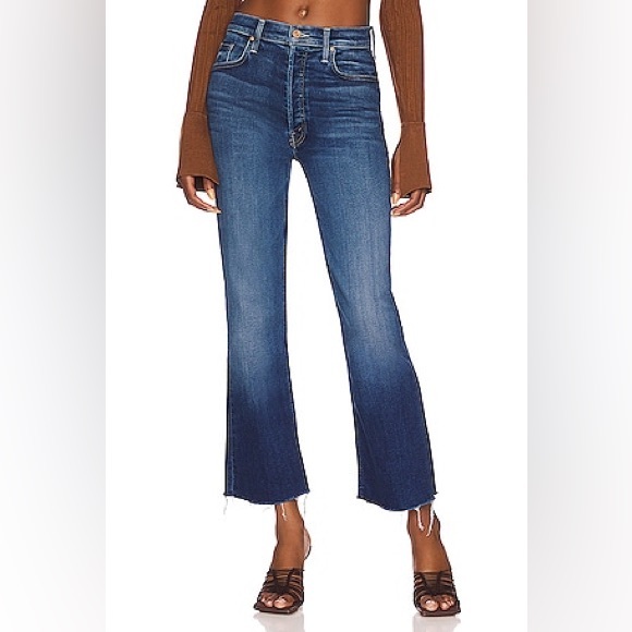 MOTHER The Tripper Ankle Fray Change Is In The Air Jeans Size 26 - Picture 4 of 13